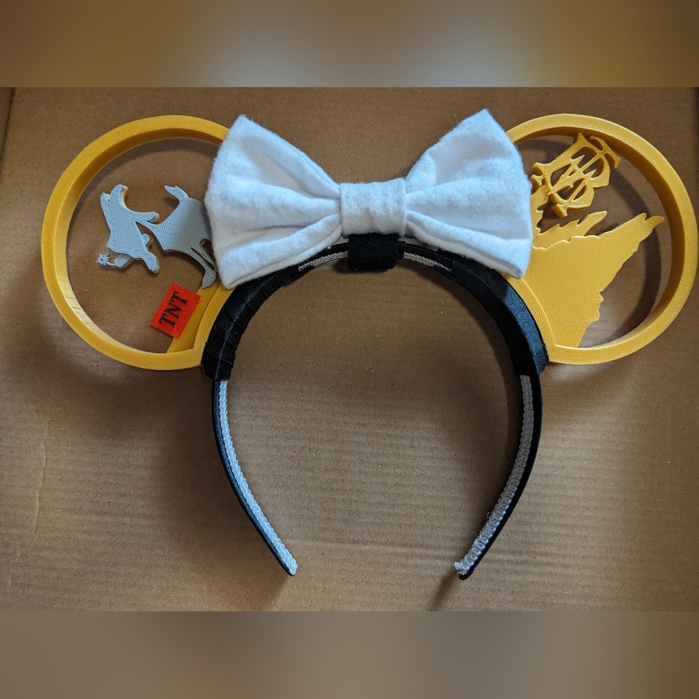 Small shop 3D printed frontier headband ears